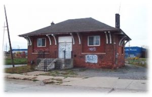 What is believed to be the original Clippert Brick Yard office building at Southern Street and Wyoming in Southwest Detroit in the area that became known as Claytown due to its abundance of rich clay