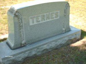 The Ternes family monument in Holy Cross Cemetery in Southwest Detroit