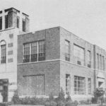 Two-story annex added to the existing St. Barbara church buildings, ca. 1930. Ibid.