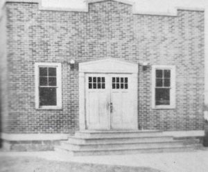 St. Barbara parish hall, originally a store located at Ford Road and Schaefer, ca. 1929. Ibid.