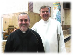 Rev. Gary Michalik (left), WSDPAHS President, and Rev. Zbigniew Grankowski, Pastor of St. Barbara, at the Society’s Third Annual Pilgrimage & Święconka, April 10, 2010. Ibid.