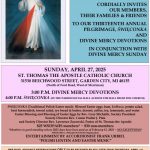 April 27, 2025 – 13th Annual Pilgrimage, Święconka and Divine Mercy Devotions